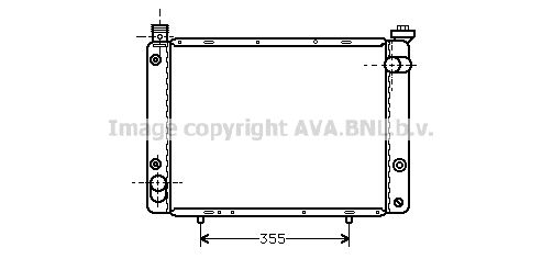 AVA QUALITY COOLING Radiators, Motora dzesēšanas sistēma PE2129